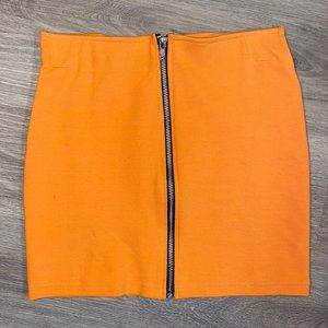 2/20 Orange Mini Skirt